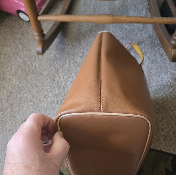 Coach Park Metropolitan Vermillion Cross Grain Leather Large Tote 2014 - Picture 5 of 12